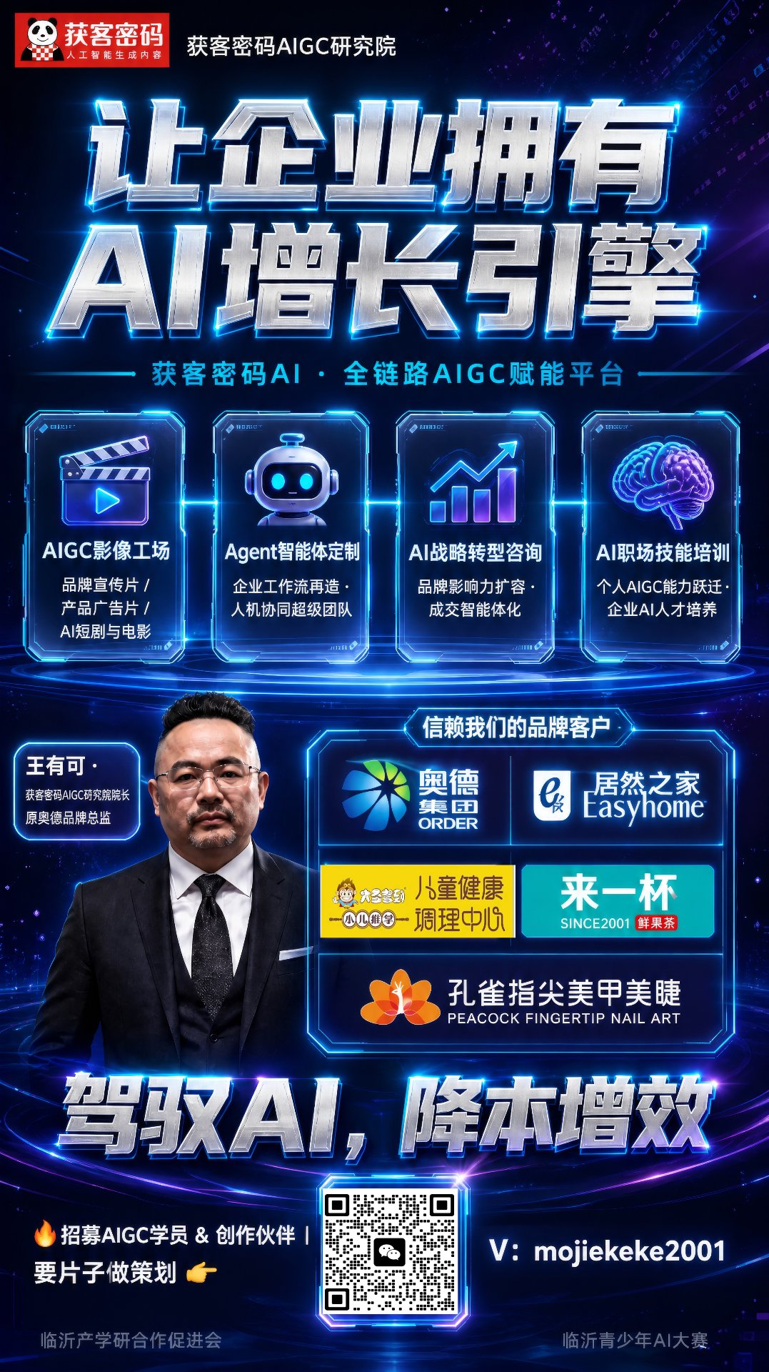 获客密码公司介绍海报